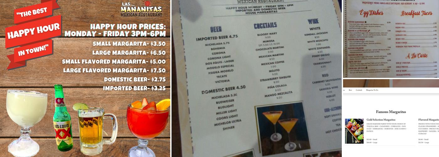 Las Mañanitas Menu