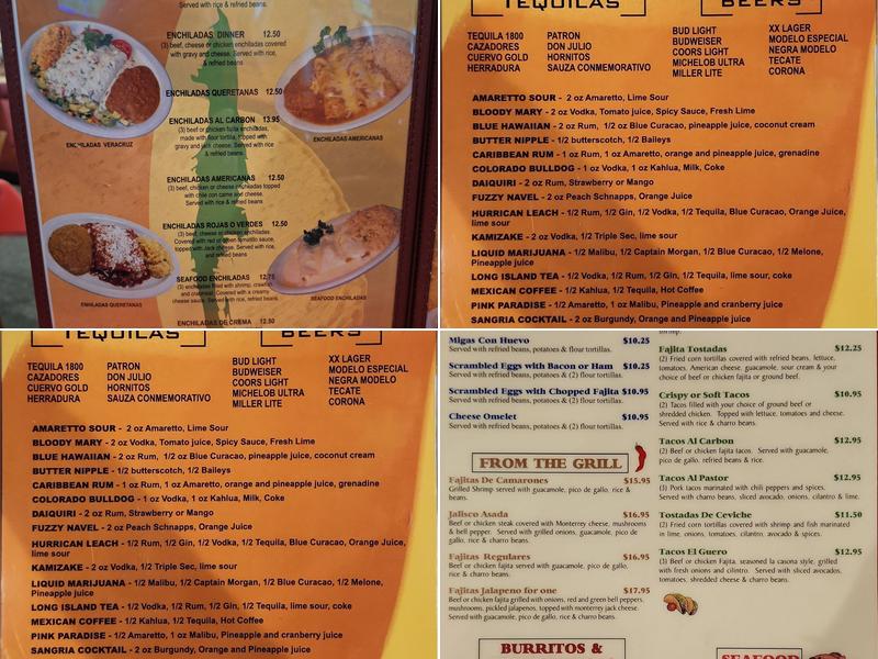 La Casona Menu