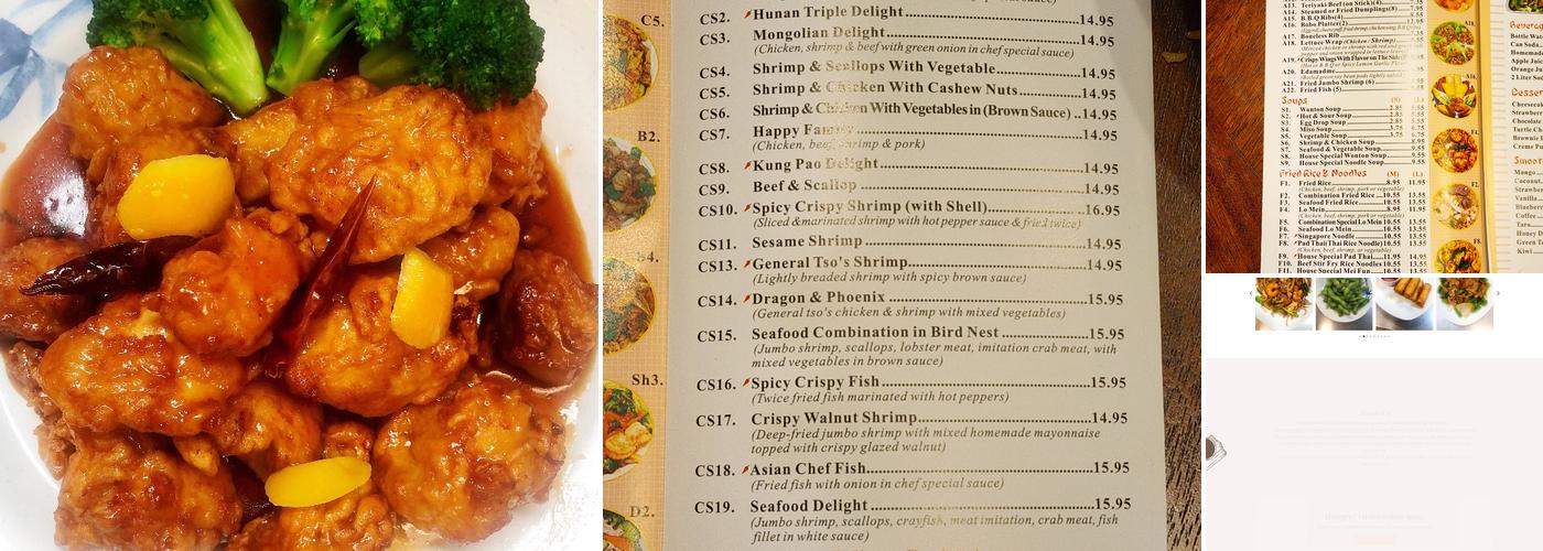 Asian Chef Menu