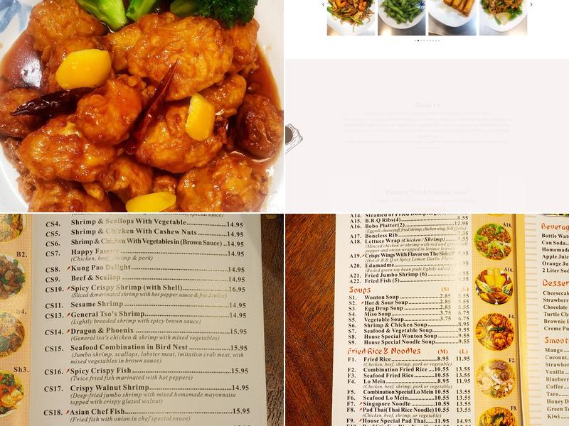 Asian Chef Menu