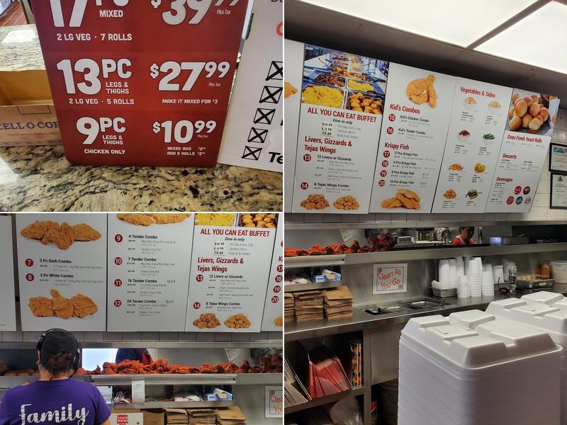 Hartz Chicken Buffet Menu