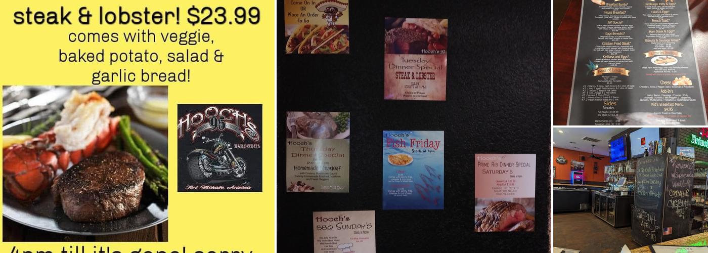 Hooch's 95 Bar & Grill Menu