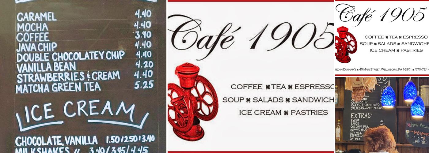 Café 1905 Menu