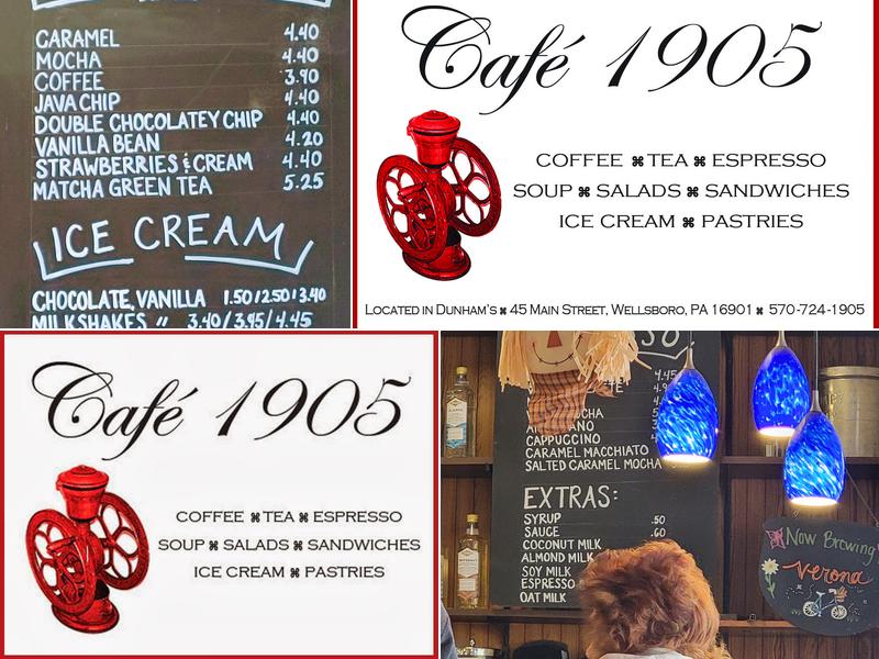 Café 1905 Menu