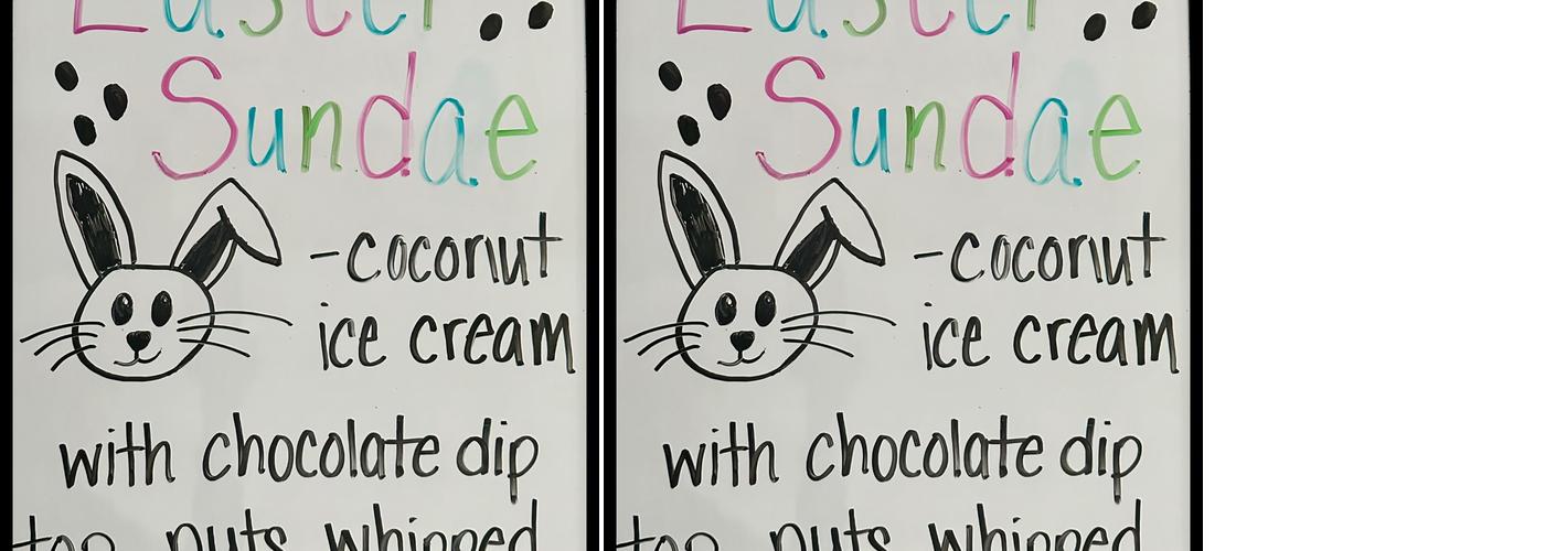 Lil' Half Pint Menu