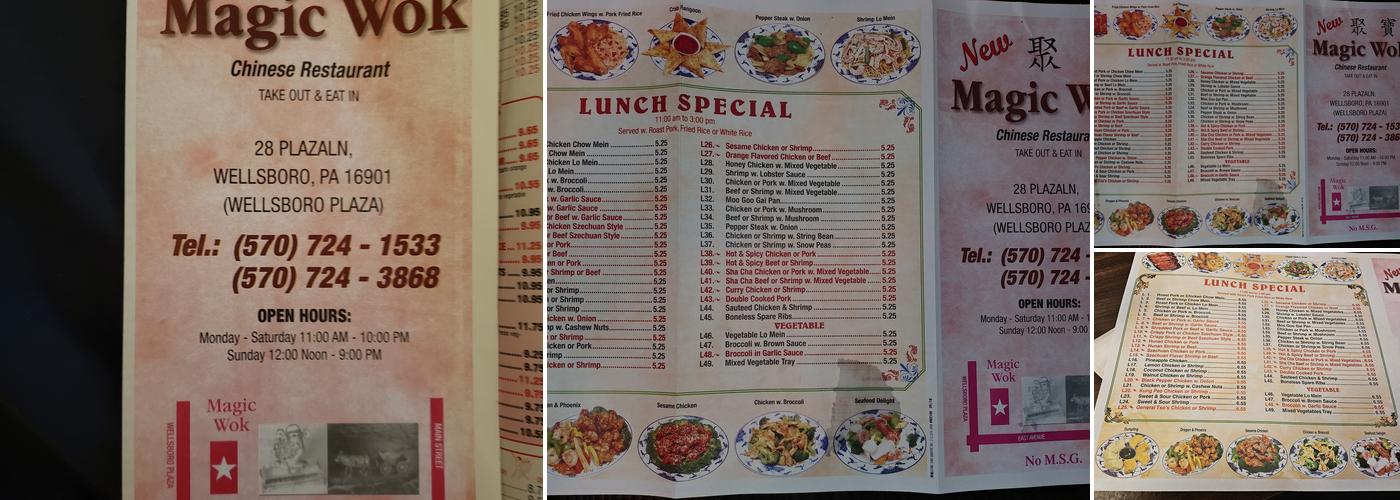 Magic Wok Menu