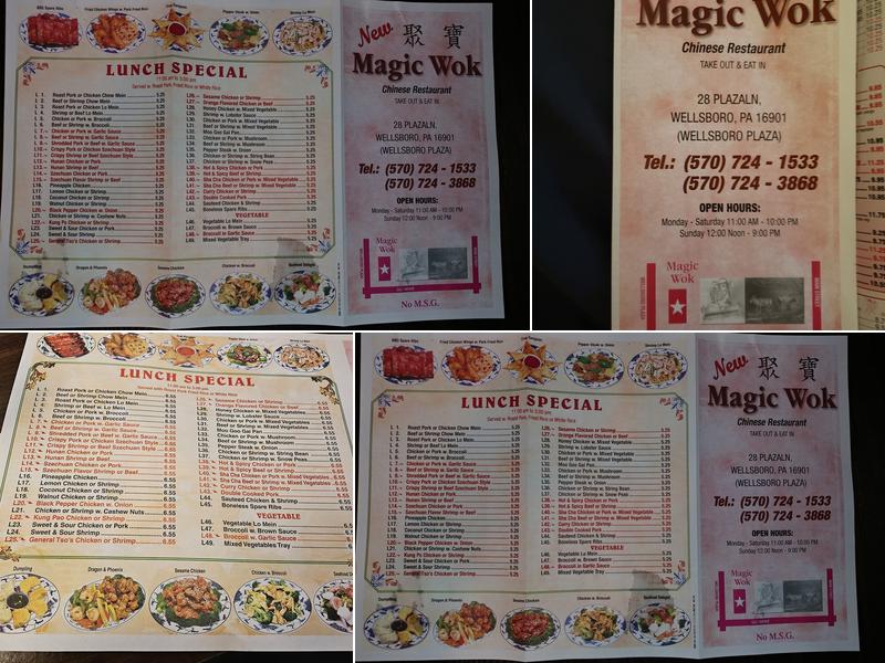 Magic Wok Menu