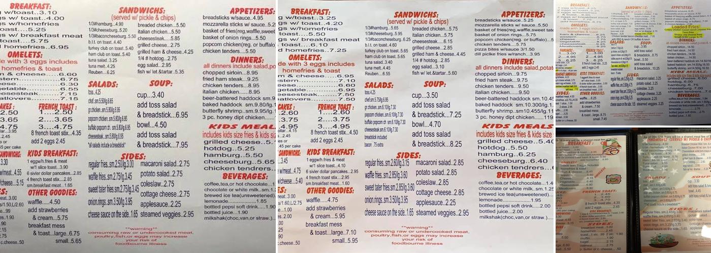 Canton Chatterbox Menu