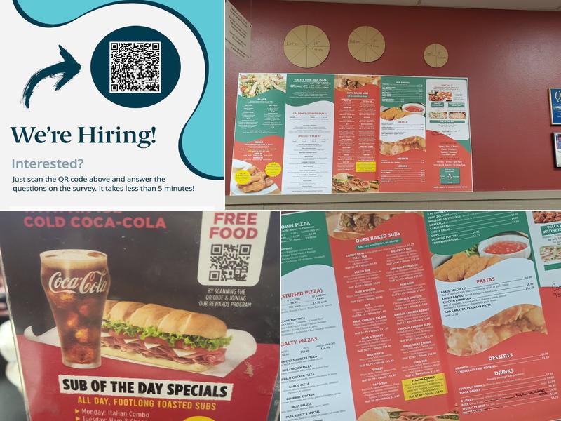 Papa Kelsey's Pizza & Subs Menu