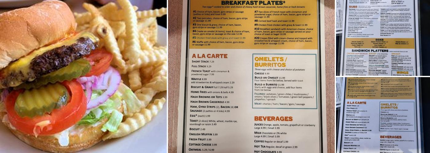 Hacker's Grill Menu