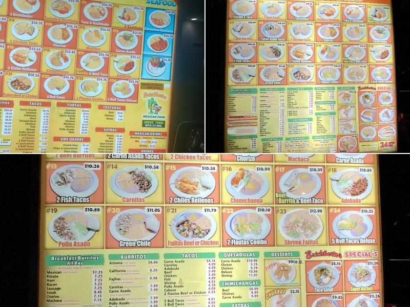Erickberto's Menu