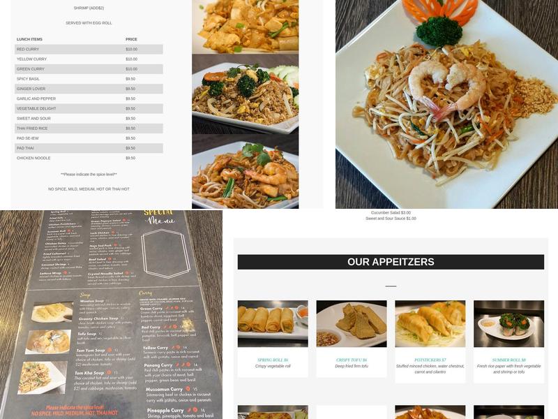 THAI KITCHEN Menu