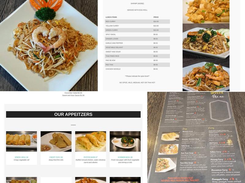 THAI KITCHEN Menu