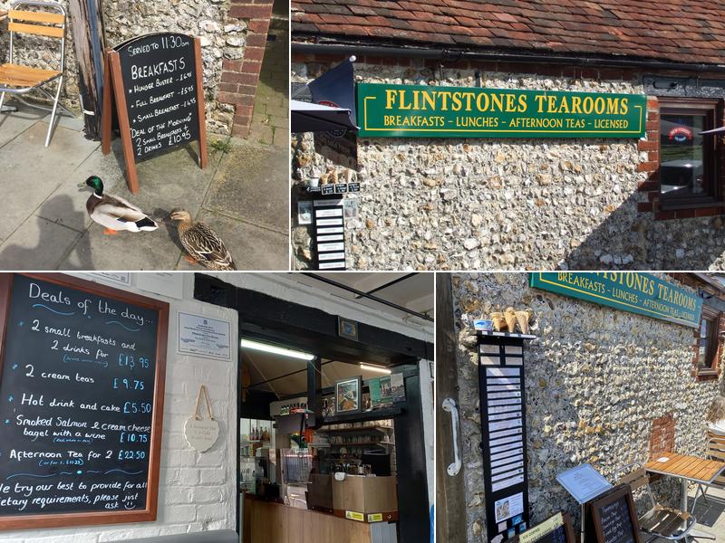 Flintstones Tea Room Menu