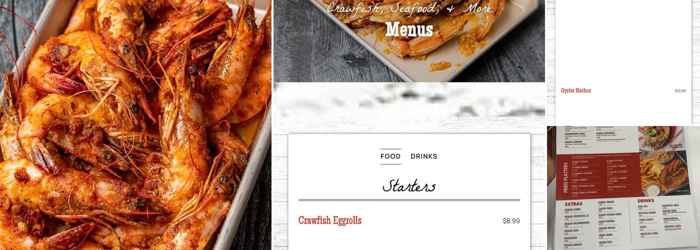Crawfish Cafe Menu