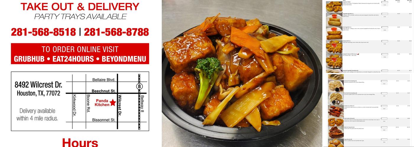 Panda Kitchen Menu
