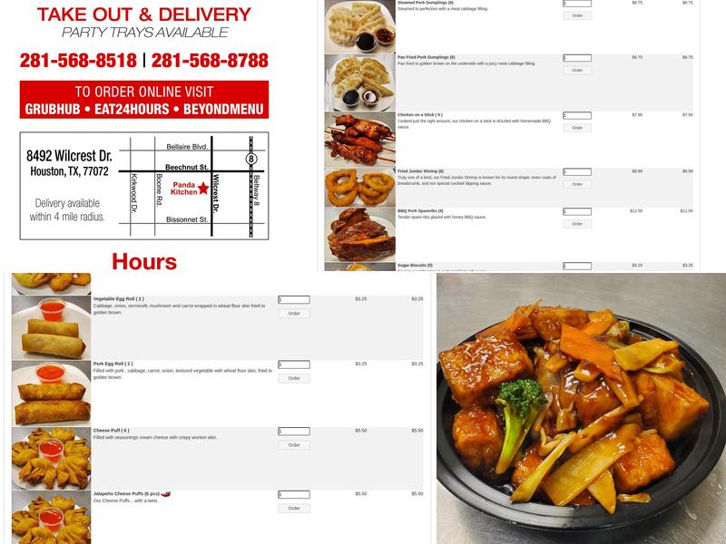 Panda Kitchen Menu