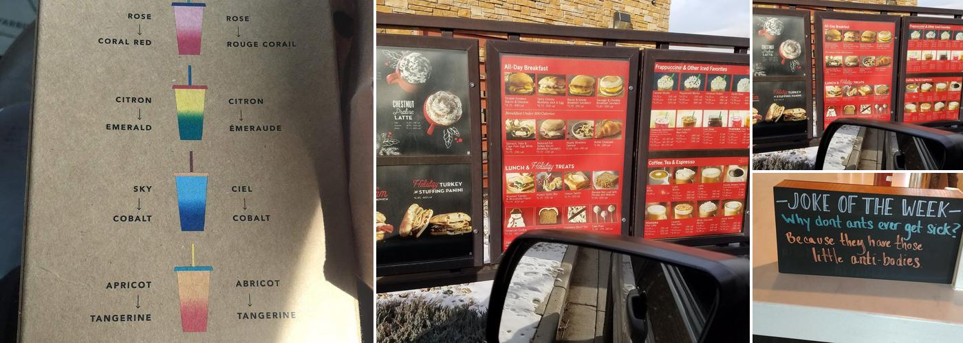 Starbucks Coffee Company Menu