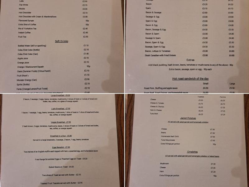 Bon Appetit Menu