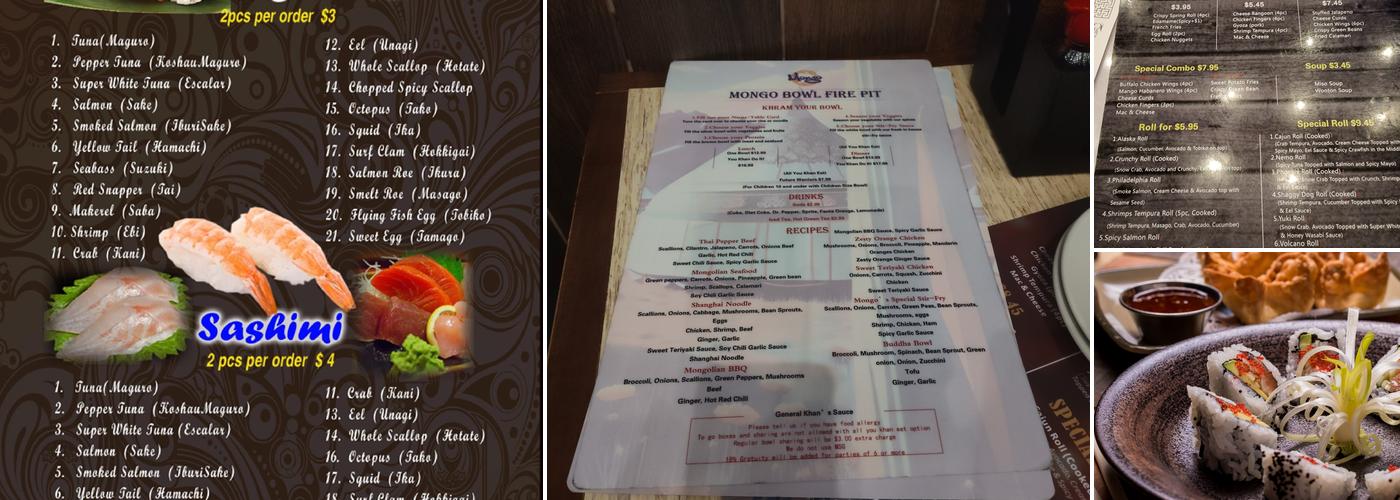 Mongo Menu
