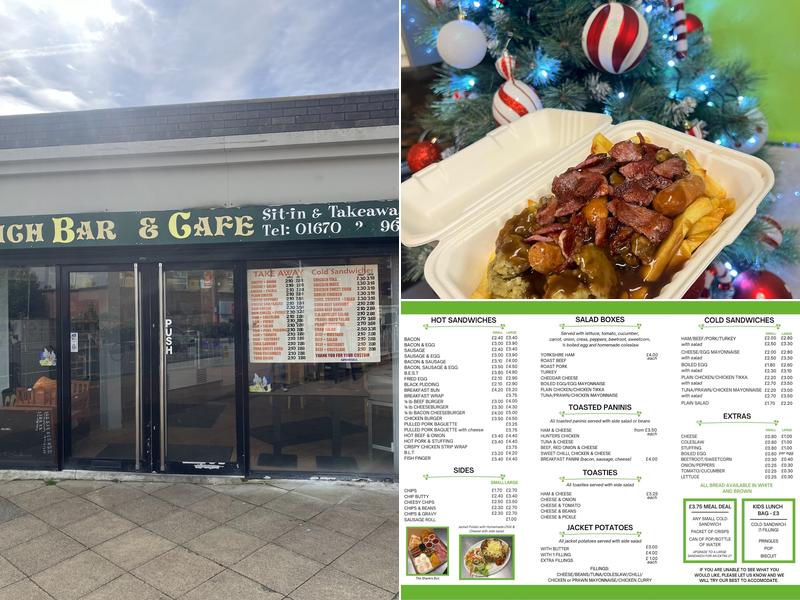 The Sandwich Bar Cafe Menu