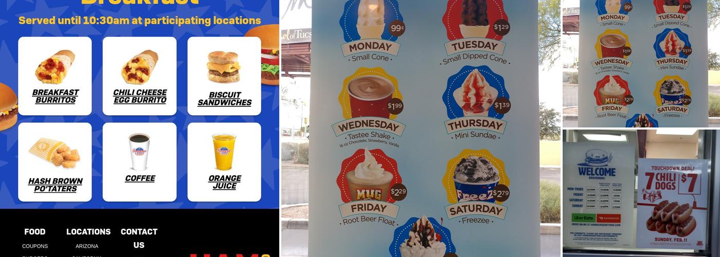 Hamburger Stand Menu