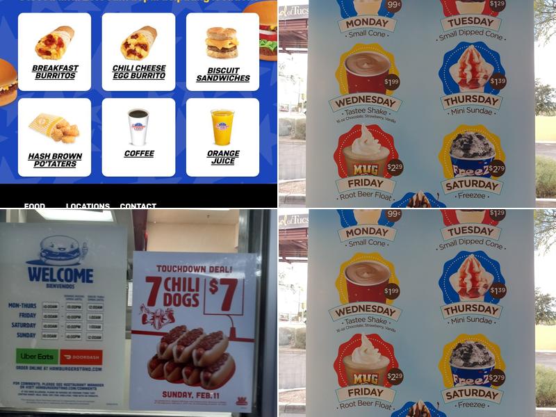 Hamburger Stand Menu