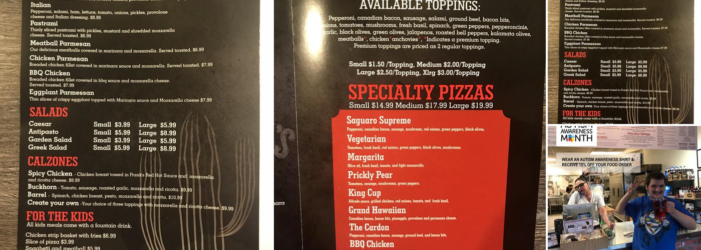 That Guy's Pizza Menu