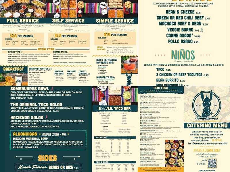 Someburros Menu