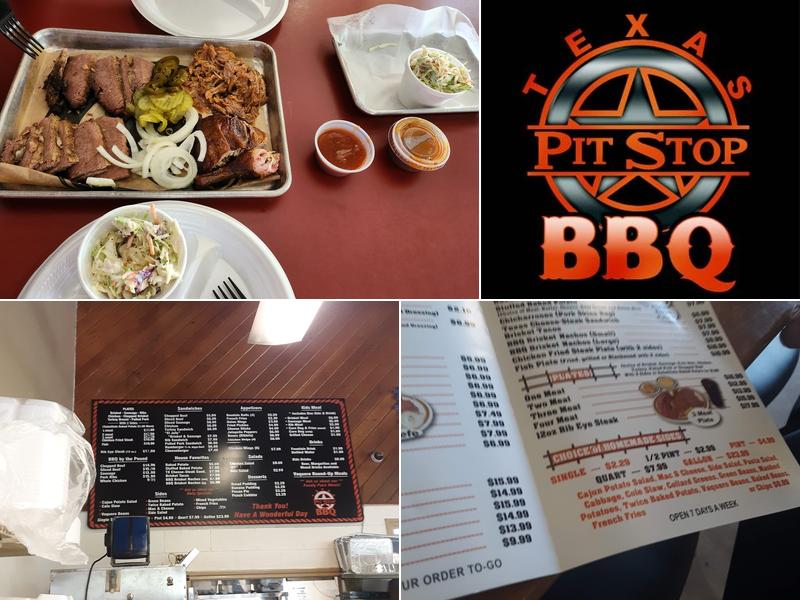 Texas Pit Stop - La Marque Menu