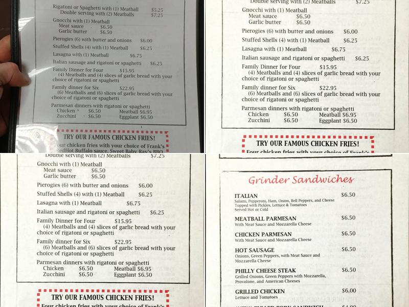 Meatballs Menu