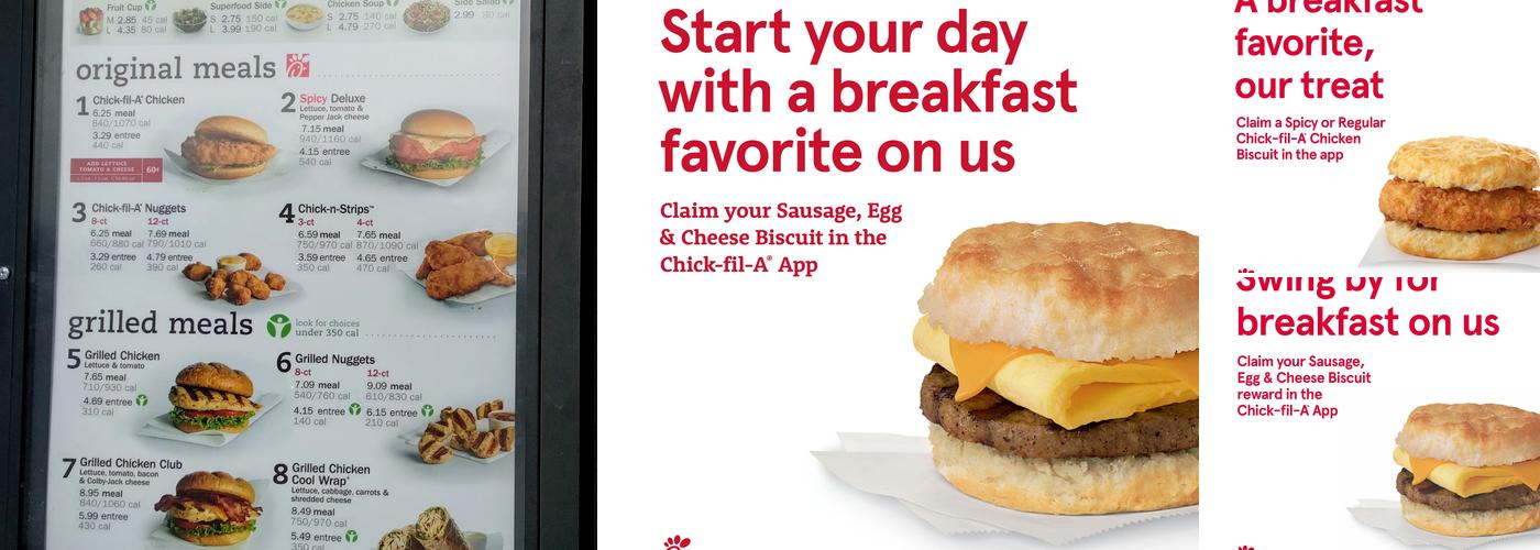 Chick-fil-A Menu
