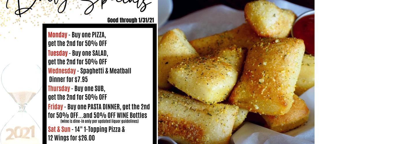 Streets of New York Menu