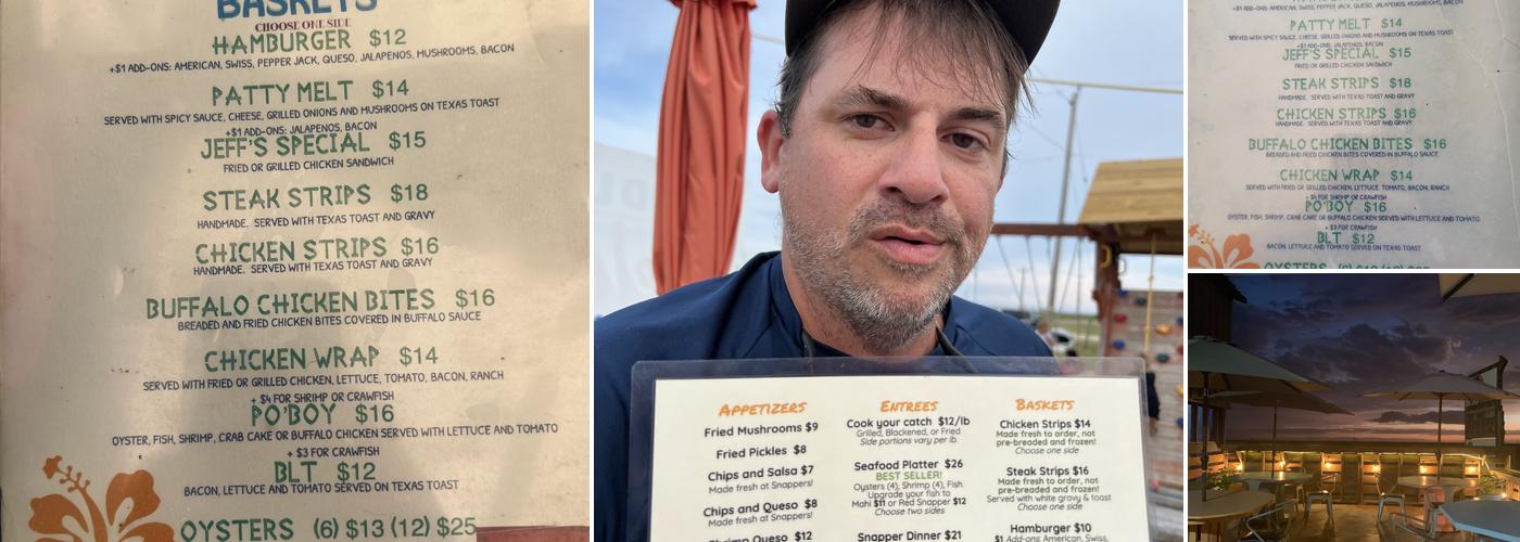 Snappers Bar & Grill Menu