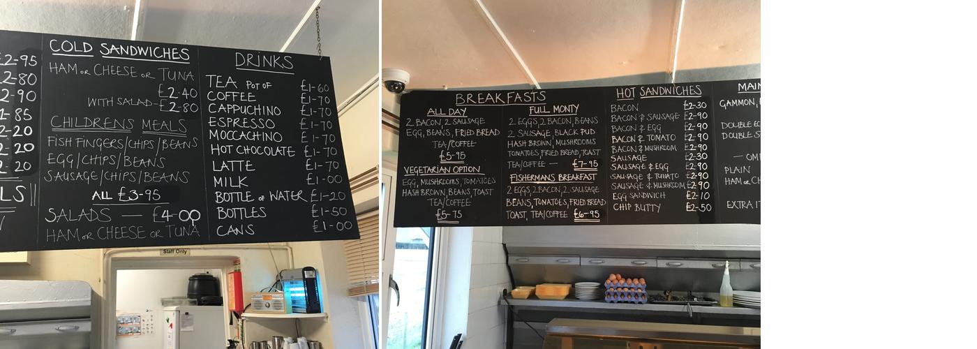 Strawberry Fields Cafe Menu