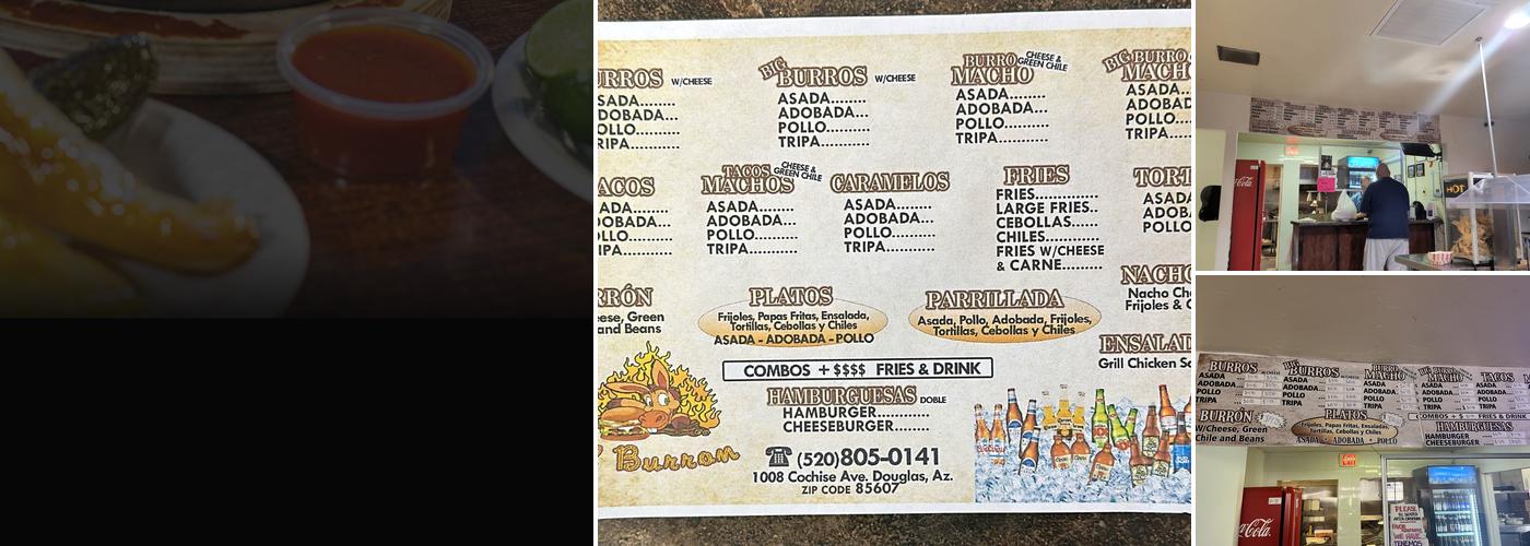El Burron Menu
