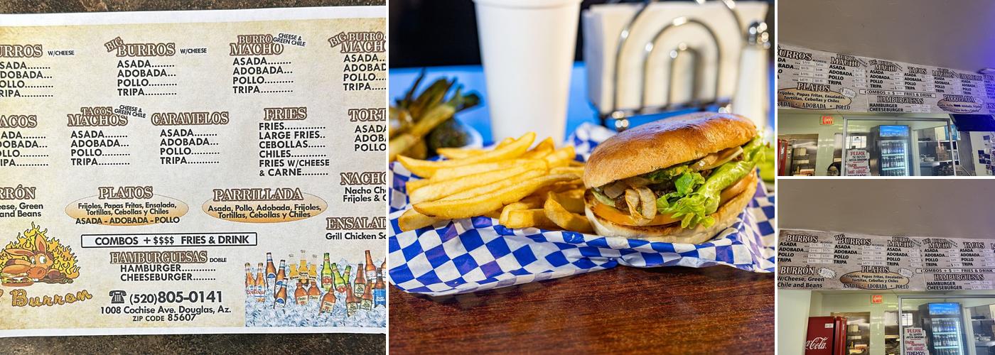 El Burron Menu