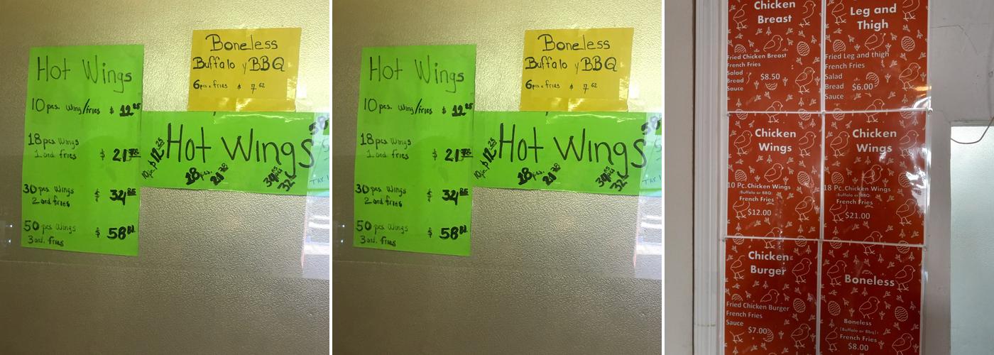 Chicken Go Menu