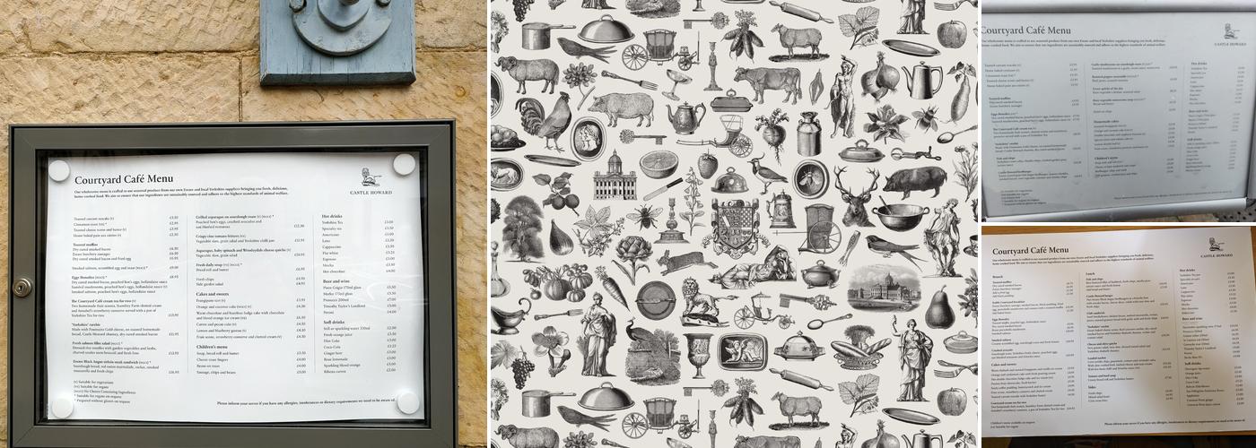 Castle Howard Cafe Menu