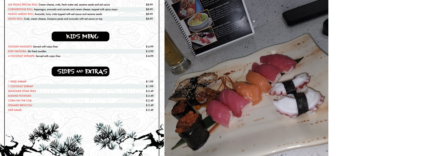 Tsunami Sushi Menu