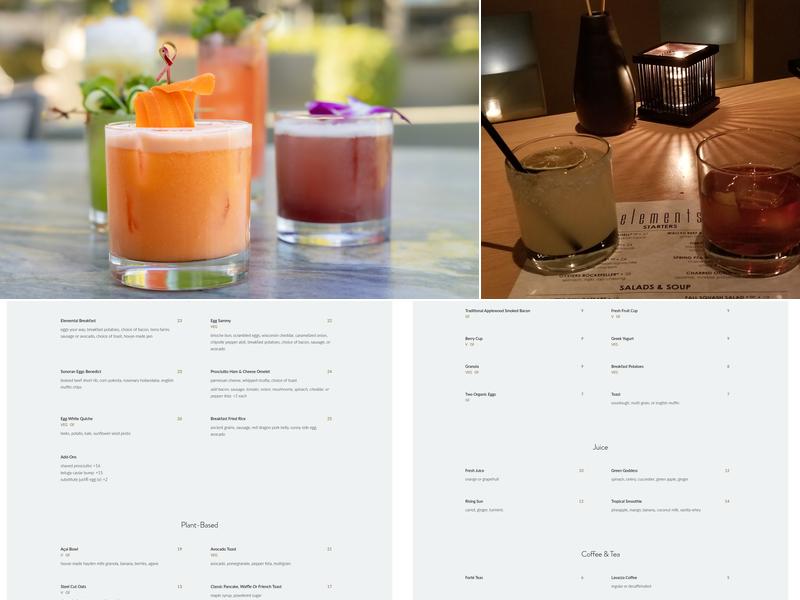 elements Menu