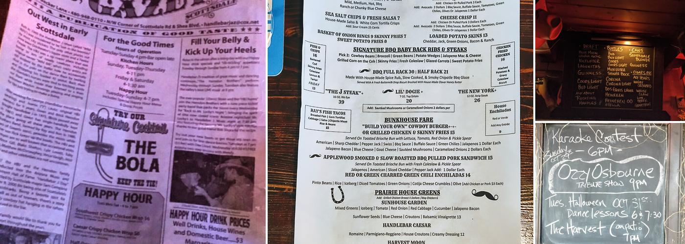 Handlebar J Menu