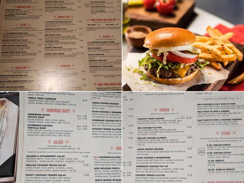 Cheddar's Scratch Kitchen Menu