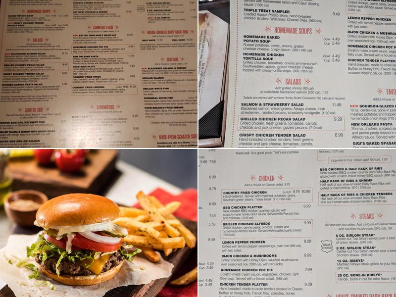 Cheddar's Scratch Kitchen Menu