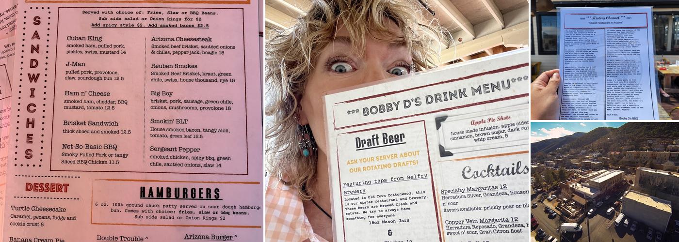 Bobby D's BBQ Menu