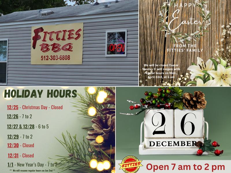 Fitties BBQ 1376 State Hwy 71, Bastrop