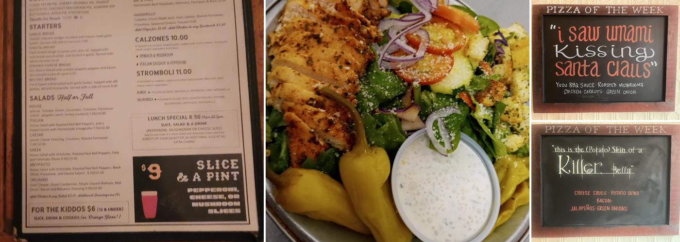 Loop & Lil's Pizza Menu