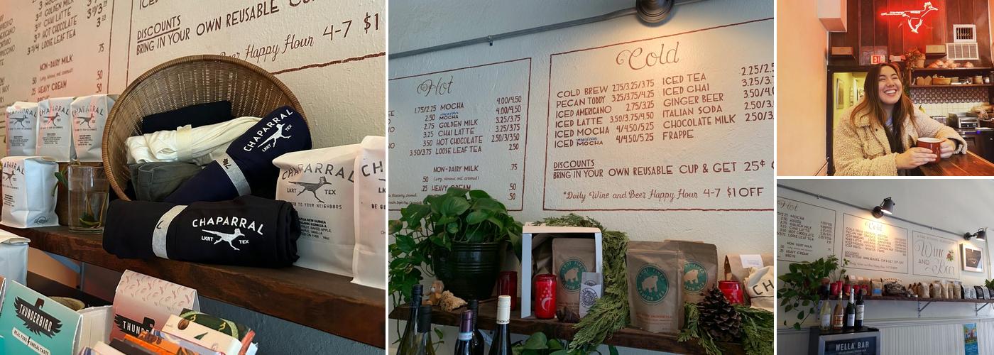 Chaparral Coffee Menu