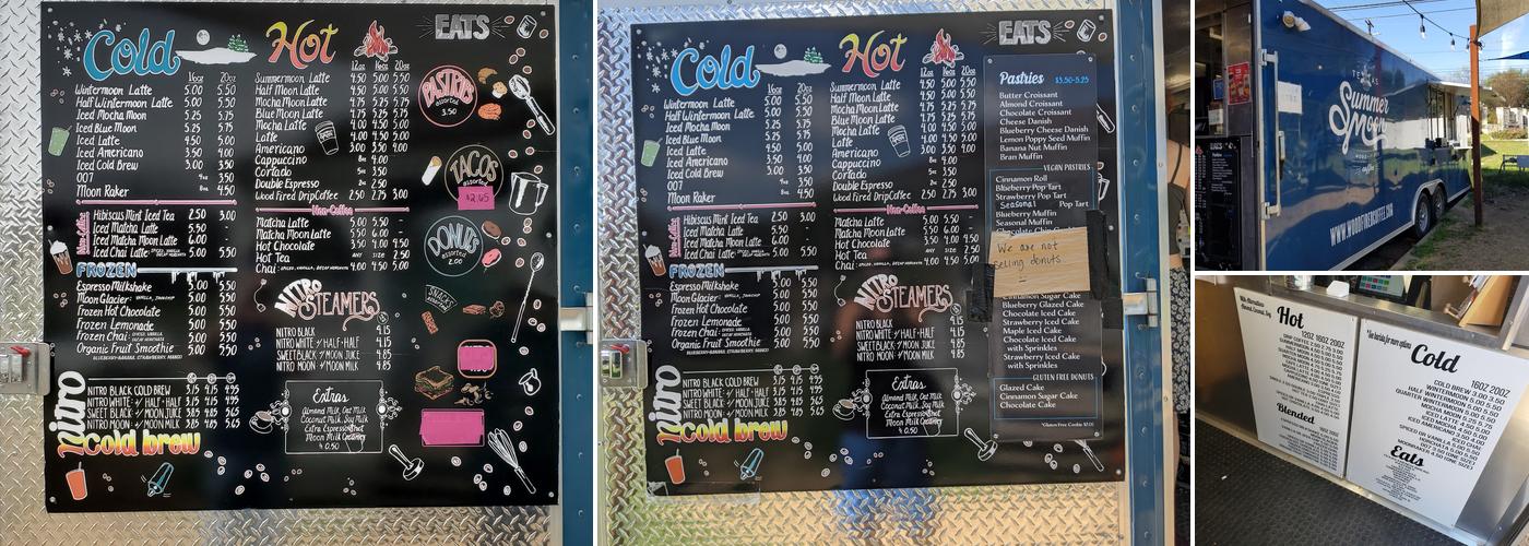 Summer Moon Coffee (Mobile Moon) Menu