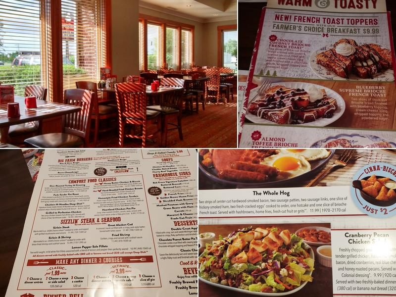 Bob Evans Menu